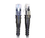 Patchsee ThinPatch UTP CAT 6a paigalduskaabel 1,2m must - 10Gbps PoE++ &otilde;huke paindlik