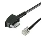 Wentronic Goobay TAE-N - RJ11/RJ14 telefonikaabel, 3 m, must 50951