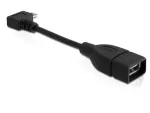 USB-kaabel DeLOCK 83104 Micro-USB B - USB A 0,11 m must