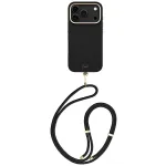 UNIQ Coehl Mirelle magnetlaadimiskott iPhone 17 Pro jaoks, Ebony