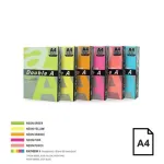 V&auml;rviline neoonpaber Double A, 75g, A4, 500 lehte, Rainbow 4, 5 neoonv&auml;rvi