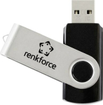 Renkforce RF-USBS-180 1GB USB 2.0 m&auml;lupulk, must/h&otilde;bedane (RF-7557590)