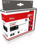 Astar AS70729 tindikassettide komplekt Canon PG-560XL + CL-561XL jaoks, must + v&auml;rviline