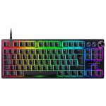 Razer Huntsman V3 Pro Low-Profile TKL m&auml;nguklaviatuur, analoogl&uuml;litid, DE (ISO) paigutus, must