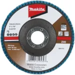 Makita - lihvketas - metallile, roostevabale terasele, v&auml;rvilisele metallile - 125 mm - tera: Z40 (D-63781)