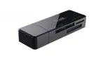 Trust Nanga 21935 kaardilugeja, USB 3.1 Gen 1, Type-A, SD/microSD/MS, must