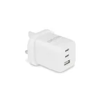 Dicota toiteplokk - kompaktne, GaN - 65 W - 5 A - PD 3.0 - 3 v&auml;ljundporti (2 x USB-C, USB)