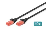 V&otilde;rgukaabel Digitus CAT 6 U/UTP 0,5 m RJ-45 must