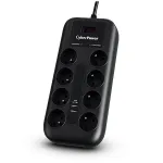 CyberPower Tracer III P0820SUF0-FR liigpingekaitse Must 8 vahelduvvoolu pistikupesa 200&ndash;250 V 1,8 m