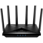 Lauapealne ruuter Cudy WR11000 &mdash; kolmeribaline 2,4/5/6 GHz, Wi‑Fi 7, 4&times; 2,5 Gigabit LAN, 5765 Mbps 6 GHz sagedusalas, 512 MB muutm&auml;lu
