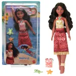 Disney Vaiana 2 Toys, Swimming Tautai Vaiana Fashion nukk with 2 Accessories & Color-Change Bodice