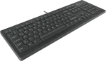 Contour Design Active Key AK-C8100 klaviatuur Meditsiiniline USB QWERTZ saksa must