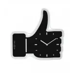 NeXtime kell 3072zw Thumbs up, 40,5x41 cm, seinakell, must/h&otilde;bedane