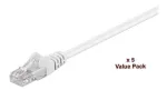 Microconnect V-UTP515WVP v&otilde;rgukaabel valge 15 m Cat5e U/UTP (UTP)