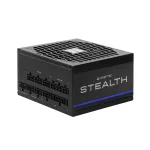 Toiteplokk CHIEFTEC Stealth Vega M SPX-1000-FC 1000W 24-kontaktiline ATX 80 PLUS Platinum, 135 mm ventilaator, must