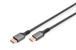 DIGITUS PREMIUM DisplayPort 2.1 &uuml;henduskaabel - M/M 1m 16K UHD 80G alumiiniumkorpuses