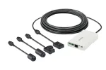 Hanwha XNB-6001 kast-IP-turvakaamera, siseruumidesse, 2 MP, PoE, digitaalne PTZ, elevandiluuv&auml;rvi