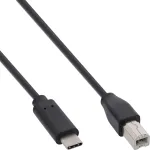 USB 2.0 kaabel InLine 35764 USB-C isane USB-B-pistik must 1.5m