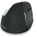 BakkerElkhuizen Evoluent 4 Bluetooth Must, paremak&auml;eline, vertikaalne disain, laser, Bluetooth, 2600 DPI, must