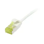 patch-kaabel RJ45, CAT6A 500Mhz, 0,25m, valge, U/FTP, &otilde;huke &uuml;mmargune d=3,8mm, TPE/LSZH(Superflex), AWG32, Cat.7 toorjuhtmega, Synergy 21 (S217321V3)