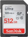 SanDisk Ultra - V&auml;lkm&auml;lukaart - 512GB - UHS-I U1 / Class10 - SDXC UHS-I (SDSDUN4-512G-GN6IN)