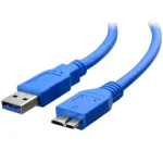 Techly USB 3.0 Superspeed kaabel A / Micro B 3m Sinine ICOC MUSB3-A-030