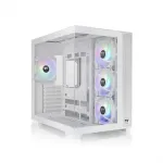 Arvutikorpus THERMALTAKE Midi S380 TG ARGB Snow Valge &mdash; karastatud klaas, ARGB valgustus