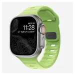 Band Nomad Sport Band Light roheline Rubber &mdash; laius 21,5 mm, randmele 160&ndash;195 mm