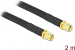 Antennikaabel DeLOCK SMA-pistik &ndash; SMA-pistik LMR/CFD300 2 m
