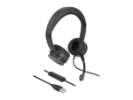 Peakomplekt DeLOCK USB stereopeakomplekt kaabli kaugjuhtimispuldiga