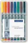 Marker Staedtler 311 WP8 8 tk Must Sinine Pruun Roheline Oranž Punane Violetne Kollane