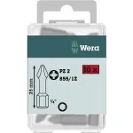 Wera 855/1 Z Pozidriv otsik PZ 2, D 6.3, 10 tk