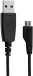 Samsung ECC1DU0BBK Micro-USB andmekaabel 0,8m must bulk (ECC1DU0BBK)