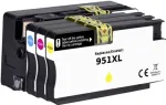 Renkforce tindi kombineeritud pakend asendab HP 950 XL, 951 XL (C2P43AE) &uuml;hilduv must, ts&uuml;aan, magenta, kollane RF-5705448 (RF-5705448)