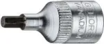Gedore 6178490 kruvikeeraja otsak 1/4", kuuskant 6 mm
