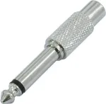 OMNITRONIC Adapter RCA(F)/jack(M) Met 10x (3022615M)