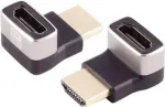 Kaablisoo vahetaja S/CONN 10-01051 HDMI-A Must H&otilde;bedane Kullatud