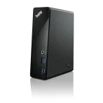 Lenovo ThinkPad USB 3.0 dokk, juhtmega, USB 3.2 Gen 1 (3.1 Gen 1) t&uuml;&uuml;p-A, must