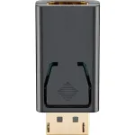 Wentronic Goobay DisplayPort-HDMI-adapter 1.1, HDMI standardpesa (t&uuml;&uuml;p A) - HDMI standardpesa (t&uuml;&uuml;p A) > DisplayPort-pistik (51719)