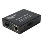 ALLNET PoE Media Converter 10/100/1000Base-T to 1000Base-SX/LX SFP Mini-GBIC, Single/Multi-Mode, 15,4W/30W PoE, ALL-MC202P-SFP1-PoE