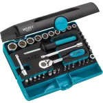 HAZET 853-1 Pistikupesa v&otilde;tmekomplekt 1/4 tolli ajam 36 t&uuml;kki meetriline/imperiaalne