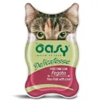 OASY Delicatesse Fine Pat&eacute; with Liver Wet Cat Food 85g