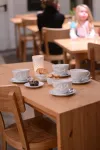 FIFTYEIGHT PRODUCTS Coffee Cup 200ml - Kissing Face White