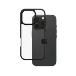 PanzerGlass CARE&trade; by &reg; Urban Combat Case l&auml;bipaistev musta raamiga, iPhone 16 Pro
