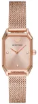 ARMANI naiste AR11347 kvartskell roostevabast terasest 24mm p&auml;rlmutter sihverplaadiga