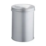 DURABLE Safe Round Waste Bin 30 Liters Grey