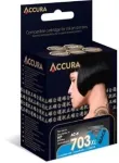 ACCURA tindikassett HP nr. 703XL (CD887AE) &uuml;hilduv must suure saagikusega