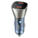 USAMS C29 45W 2xUSB-A Fast Charge Car Charger Light Gold CC154CC01 (US-CC154)