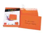 ELCO Color &Uuml;mbrik C6 (114 x 162 mm), aknata, isekleepuv, 100 g/m&sup2;, oranž, 25 tk (74634.82)