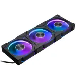 Phanteks D30-120 PWM Reverse Airflow D-RGB korpuse ventilaatorid, 120 mm, mustad, 3 tk pakis